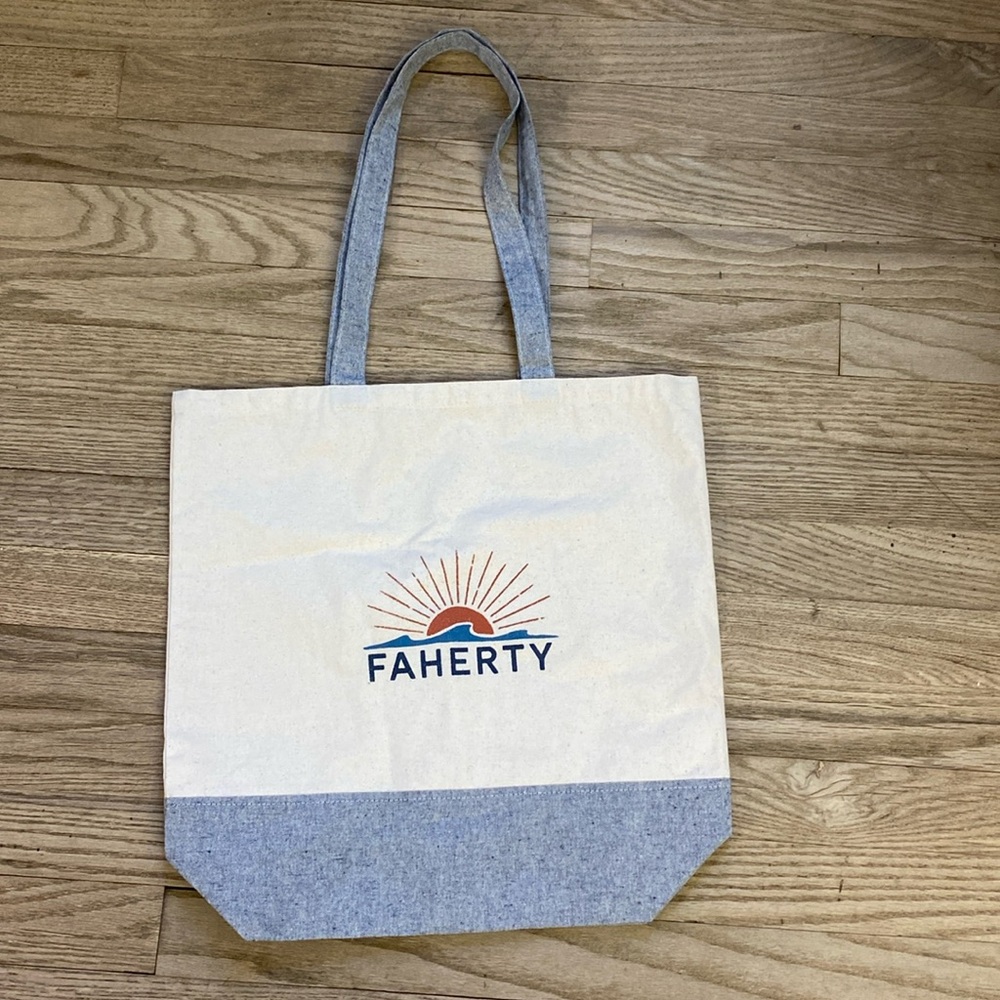 Faherty Recycled Cotton Made in Guatemala Tote Bag
